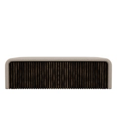 Munu Pouf 1.4 in Blend Clean fabric handcrafted by Murmurio