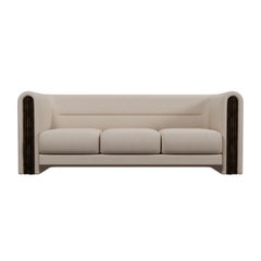 Sofá Munu de tres plazas en Blend Clean hecho a mano por Murmurio