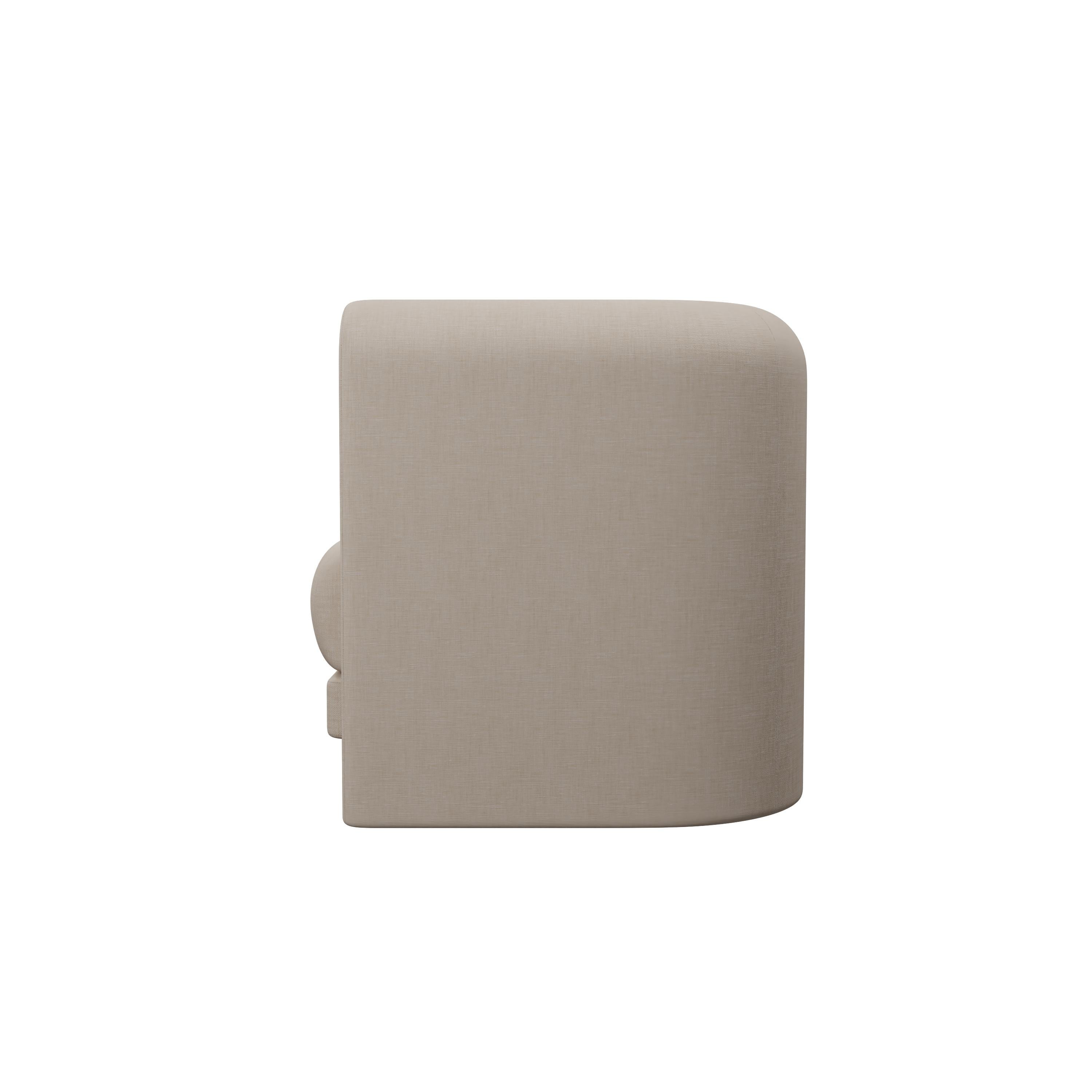 Munu three-seater sofa in Blend Clean handcrafted by Murmurio In New Condition For Sale In Lordelo, PT