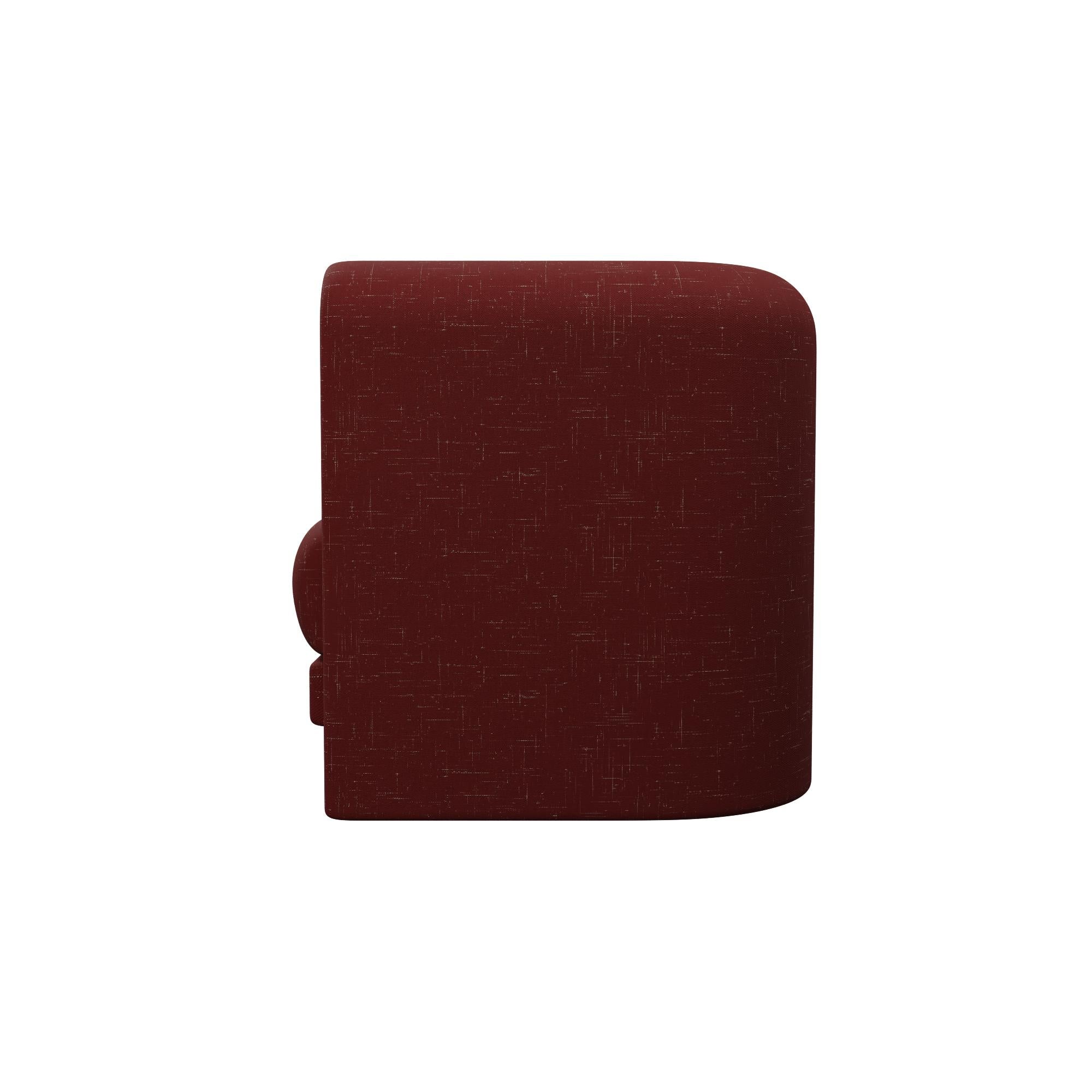 Zweisitzer-Sofa Munu in Kirsche Blend, handgefertigt von Murmurio im Zustand „Neu“ im Angebot in Lordelo, PT