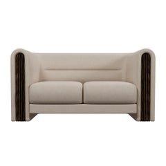 Divano Munu a due posti in Blend Clean realizzato a mano da Murmurio