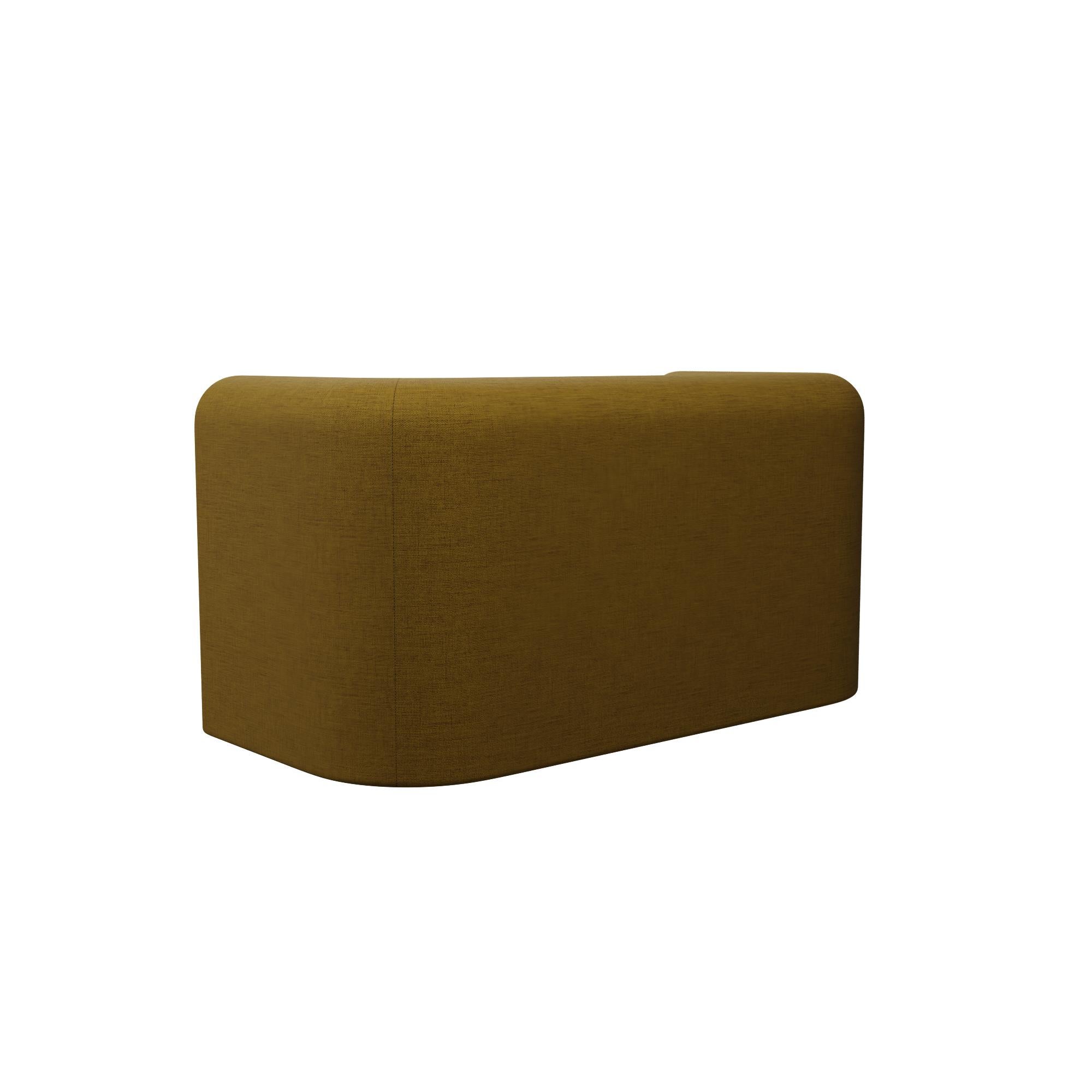 Moderne Munu two-seater sofa in Blend Honey handcrafted by Murmurio en vente