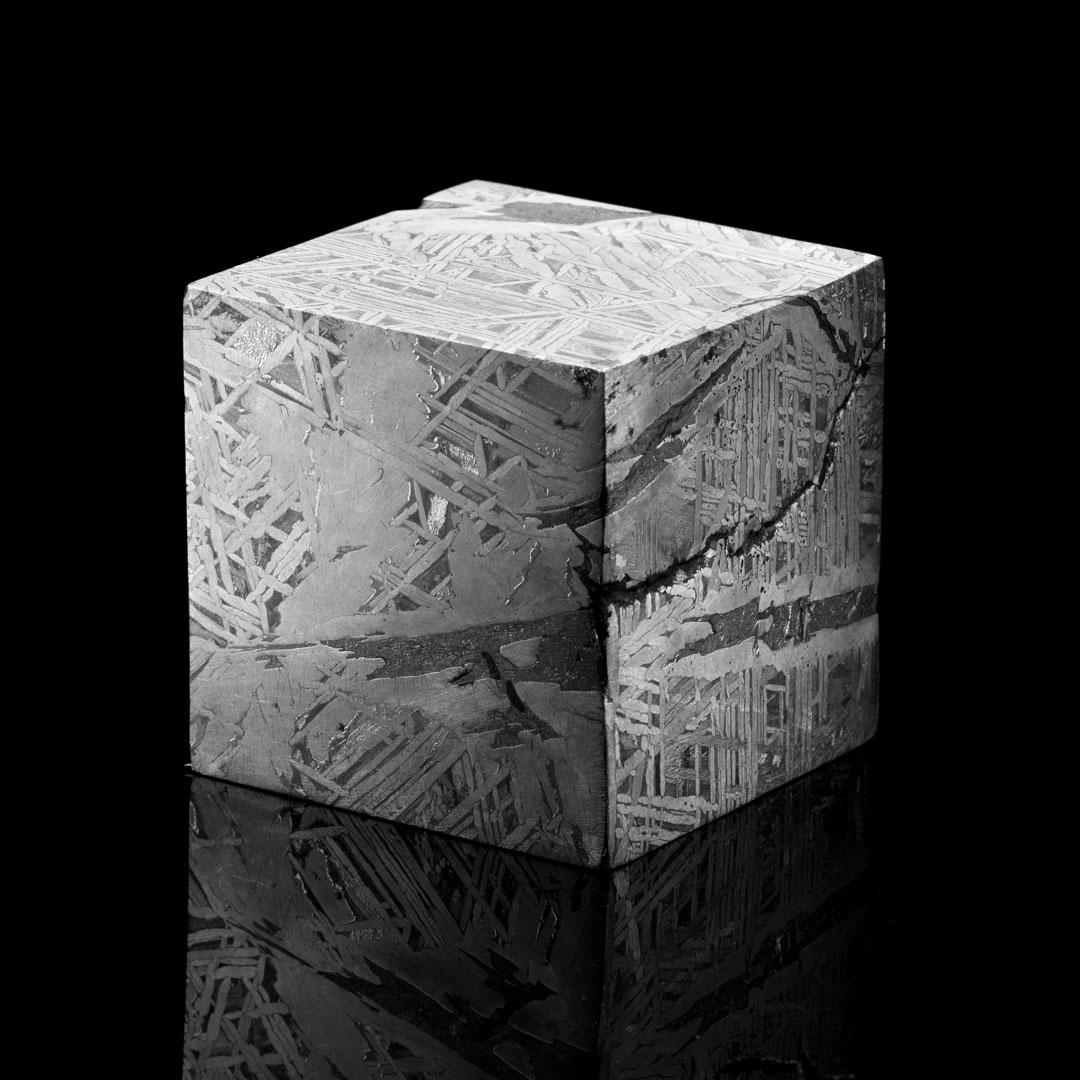 Suédois Cube de météorite Muonionalusta // 2