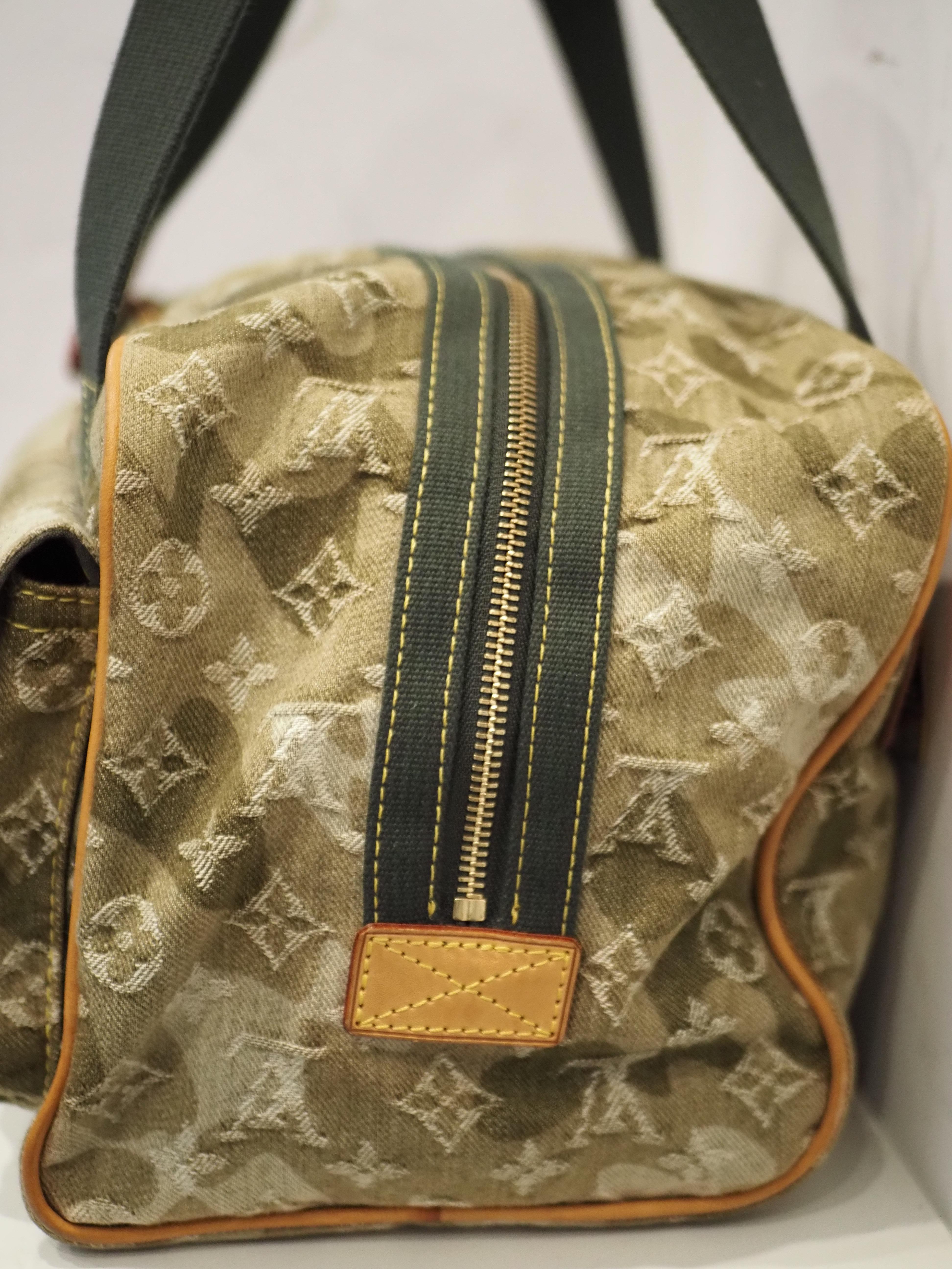 Murakami per Louis Vuitton monogramouflage denim bag 2