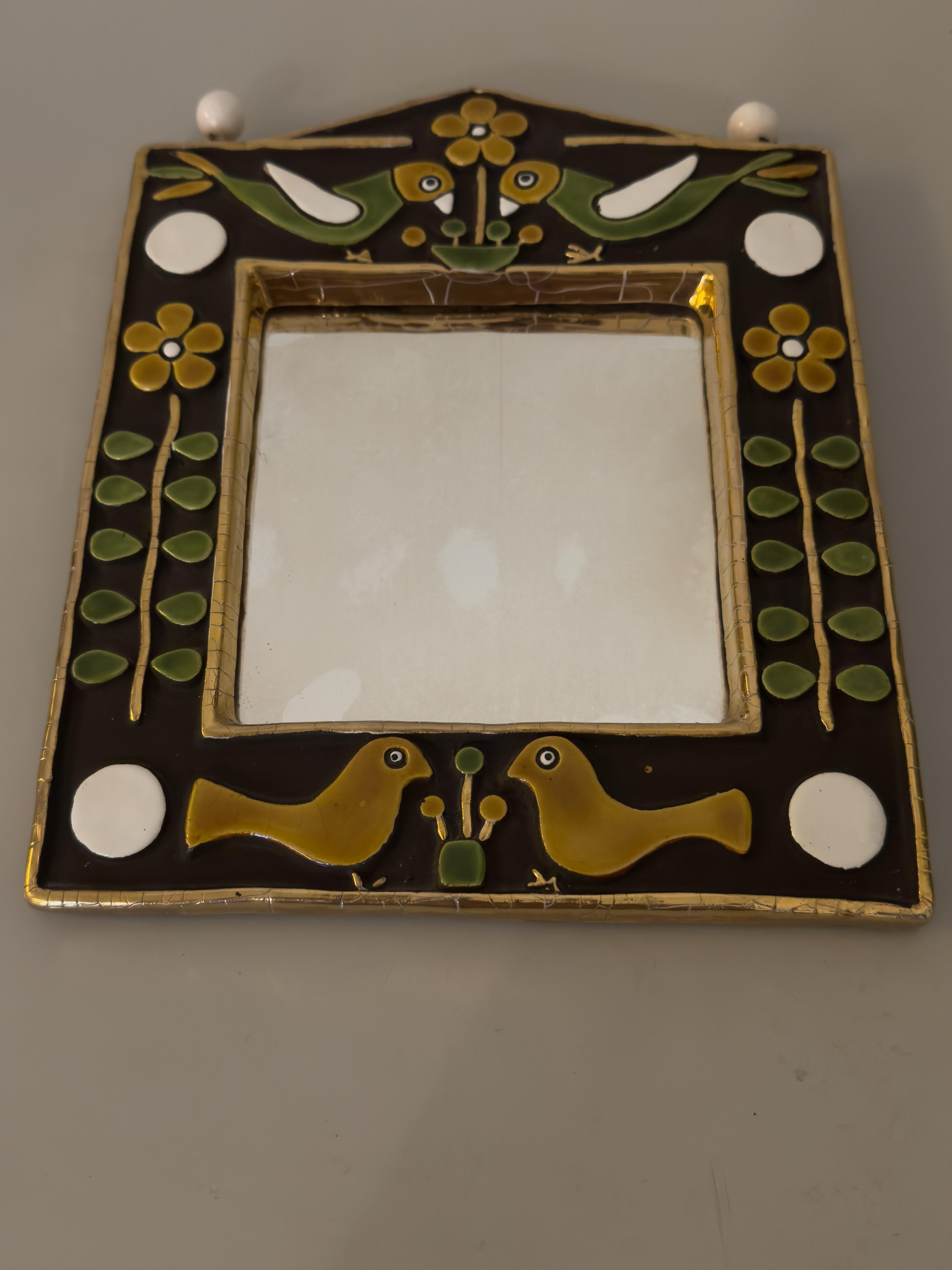 Late 20th Century Mural mirror by Mithé Espelt 1970 For Sale