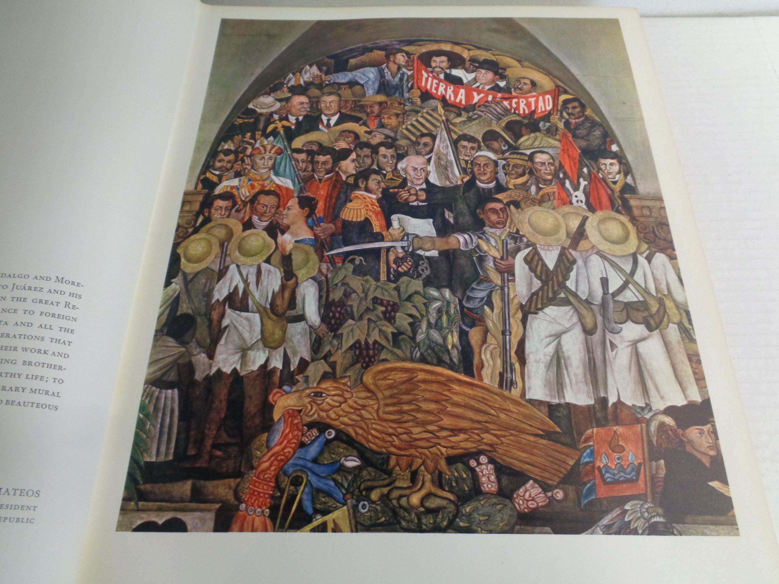 Papier Peinture murale de la Révolution mexicaine 1921-1960 : 1960 1ère édition du livre Folio en vente