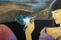 Loves Passenger, Art Deco Screenprint by Muramasa Kudo