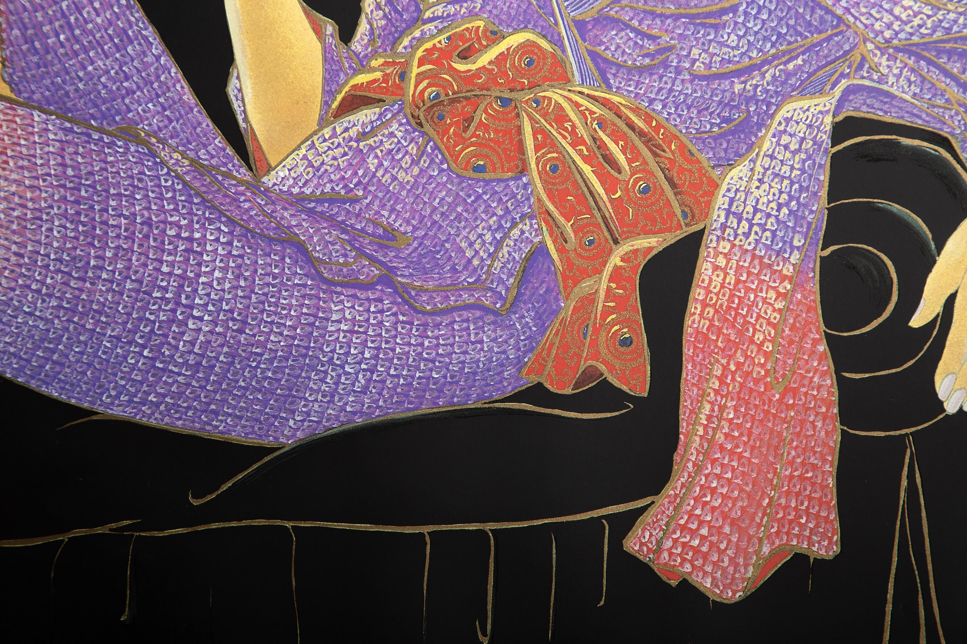 Loves Passenger, serigrafia Art Deco di Muramasa Kudo in vendita 3