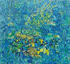 Scarico dal complesso del villaggio - Pittura, Acrilico su tela