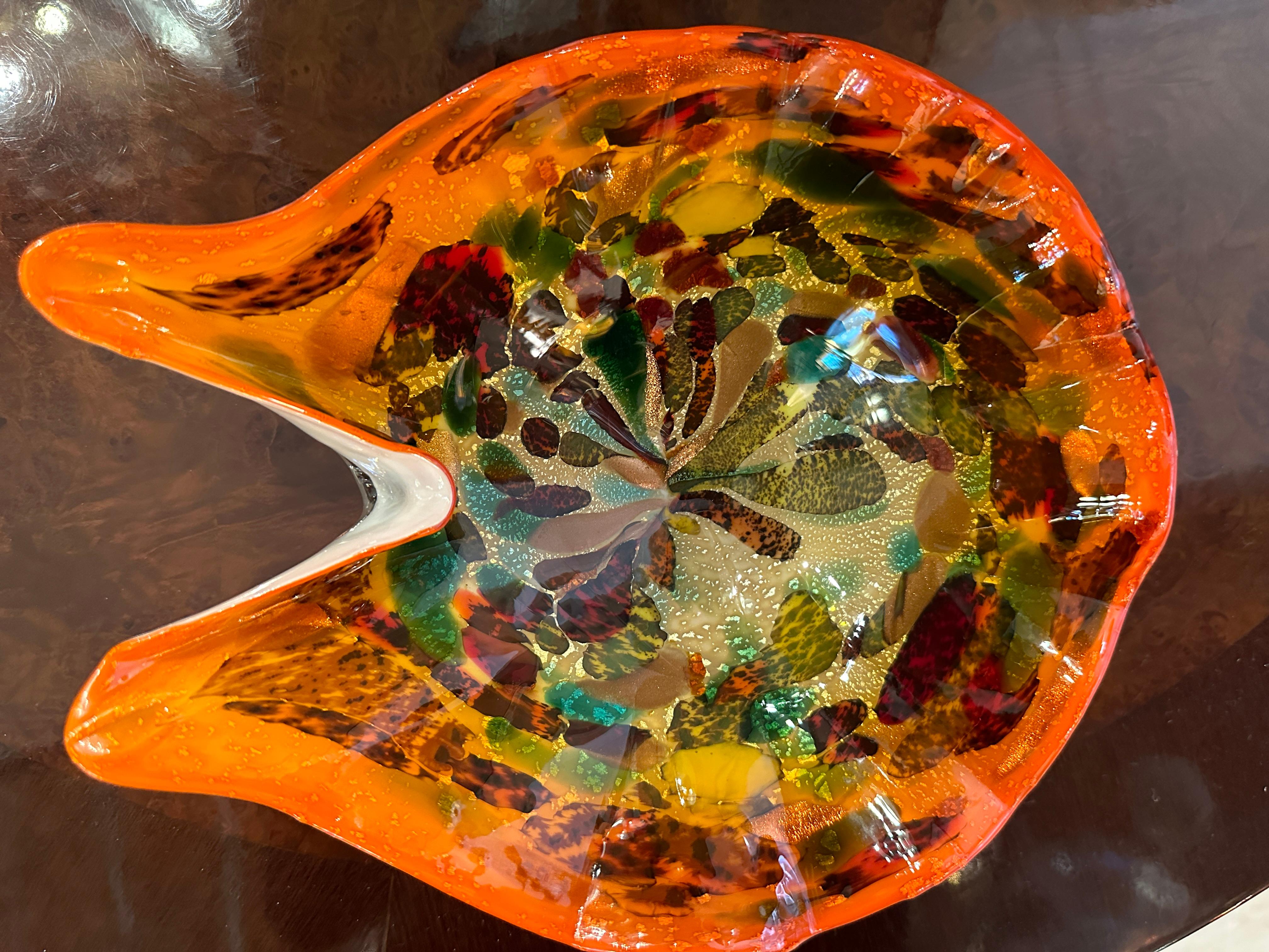 Murano, 1935, Italian, Attributed to Fratelli Toso Technical Avventurina For Sale 13