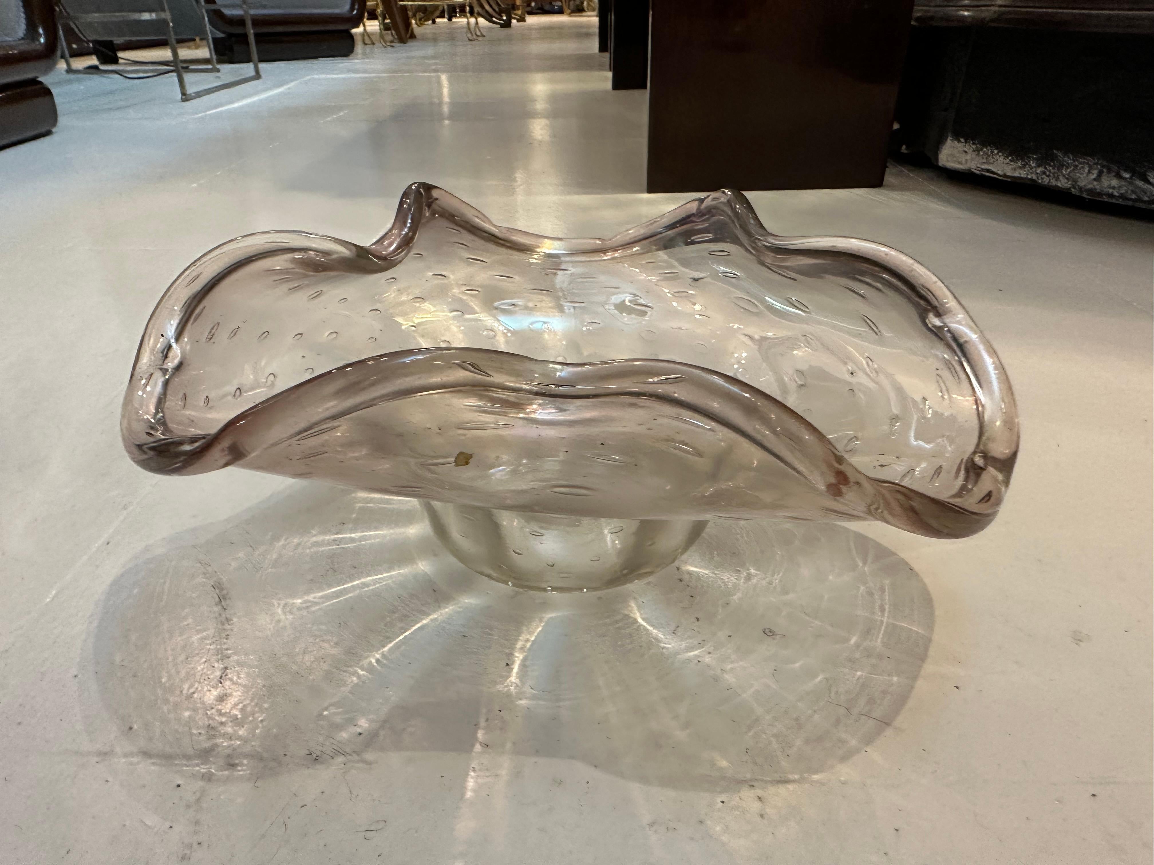 Murano
Technical Bullicante 
Attributed to Carlo Scarpa
We have specialized in the sale of Art Deco and Art Nouveau and Vintage styles since 1982. If you have any questions we are at your disposal. 
Carlo Scarpa (2 June 1906 – 28 November 1978) was