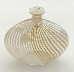 Murano 1950s Filigrana Art Glass Pillow Vase by Dino Martens for Aureliano Toso