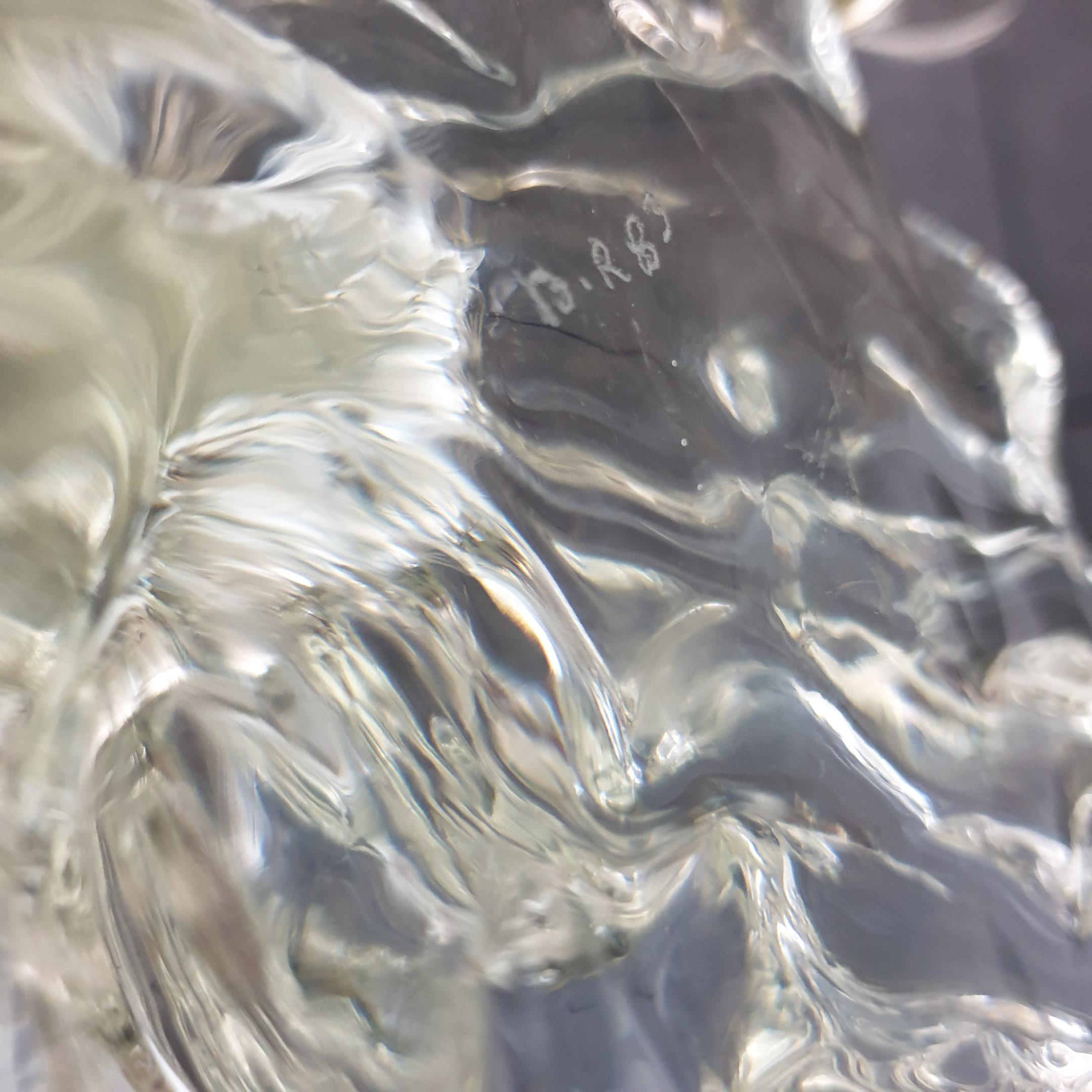 Murano Abstract Glass Bird Seagull Table Sculpture by Murano, 1970s For Sale 3