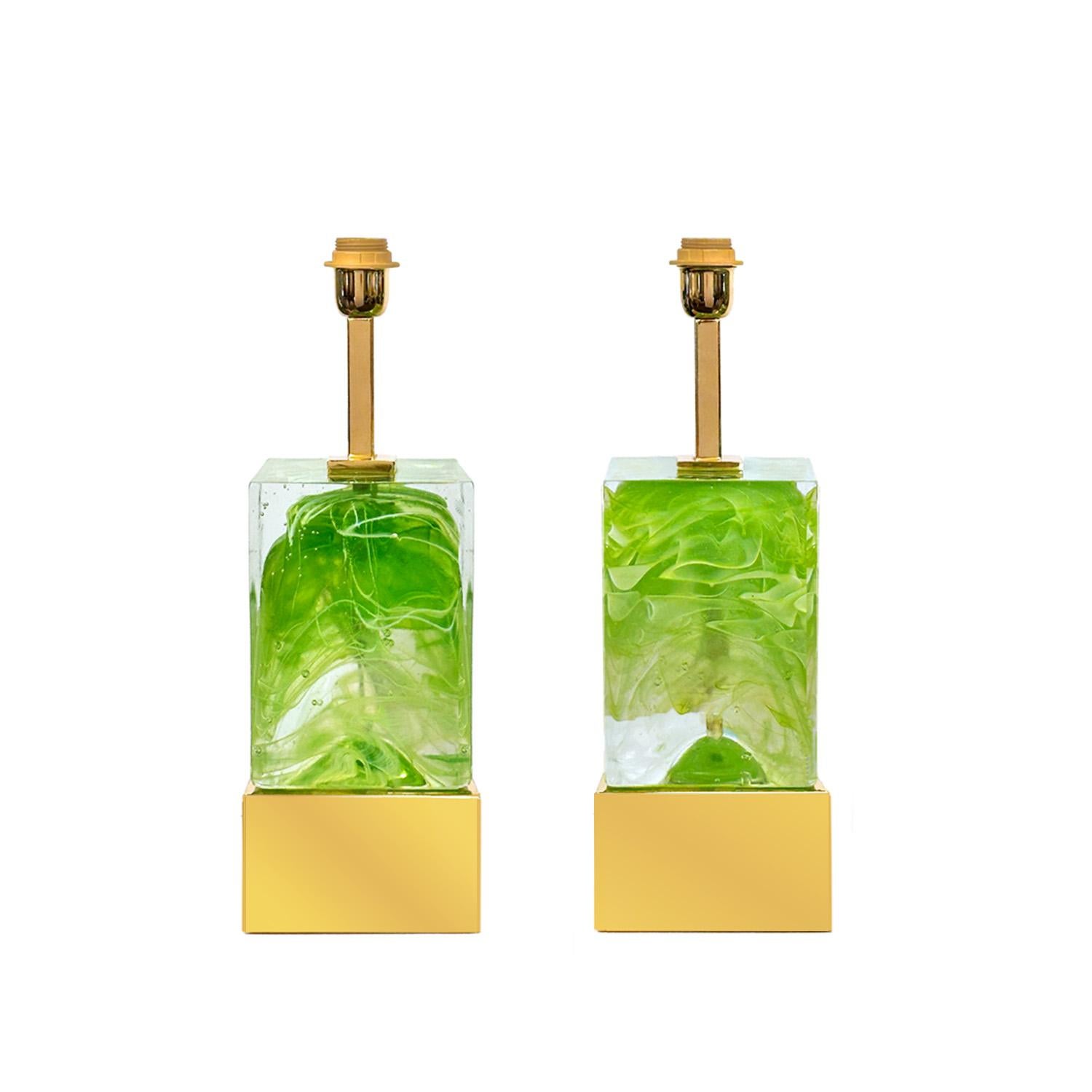Modern Murano Abstract Sommerso Glass 