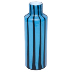 Murano Alfredo Barbini Glass Pinwheel Vase Mid-Century Modern