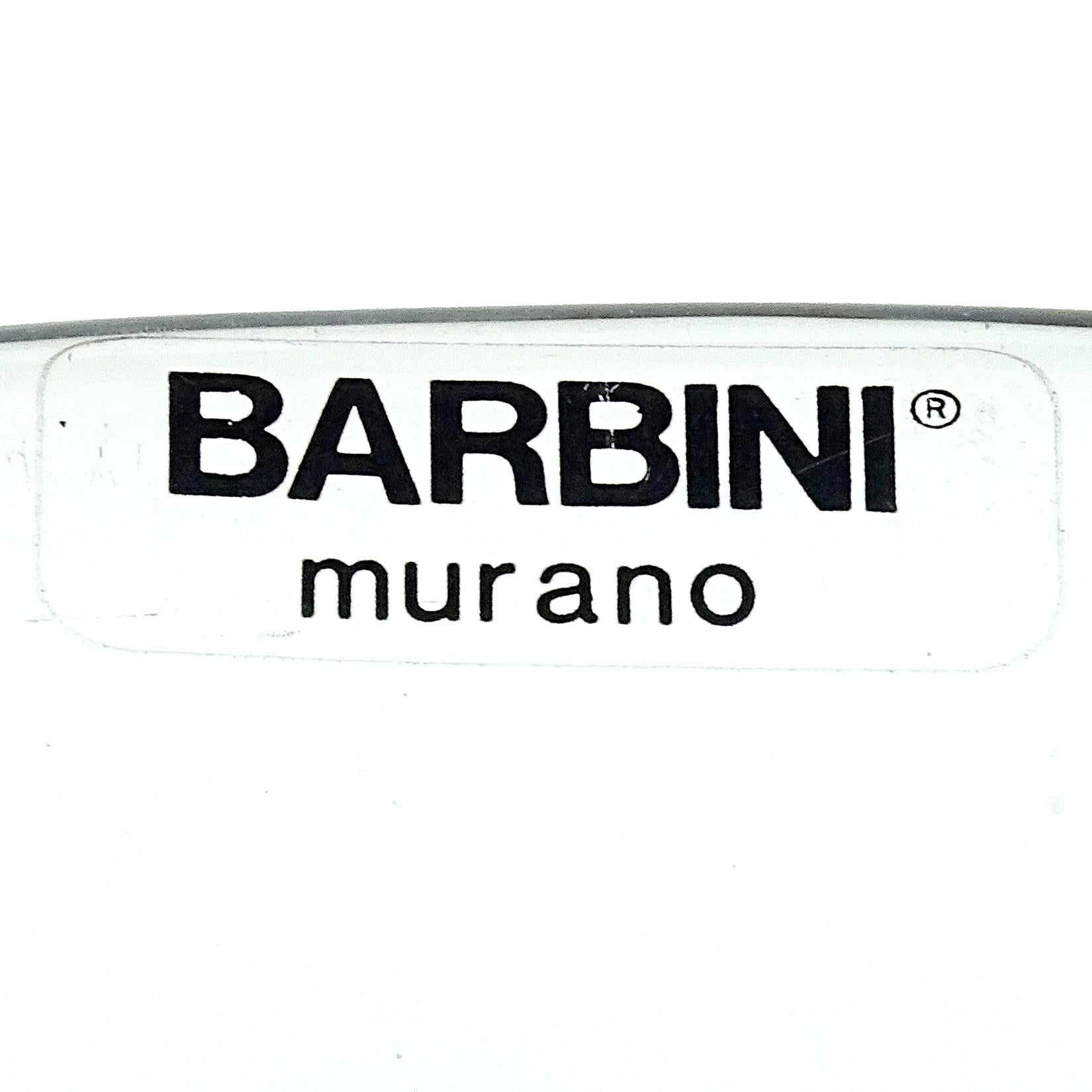 Schöne, große Vintage Murano mundgeblasen, schillernde Fische auf Olive und klar Rand italienische Kunst Glas Doppel Fisch Mittelstück / Display Schale. Dokumentiert für den Designer Alfredo Barbini, vollständig unterzeichnet. An der Schale ist noch