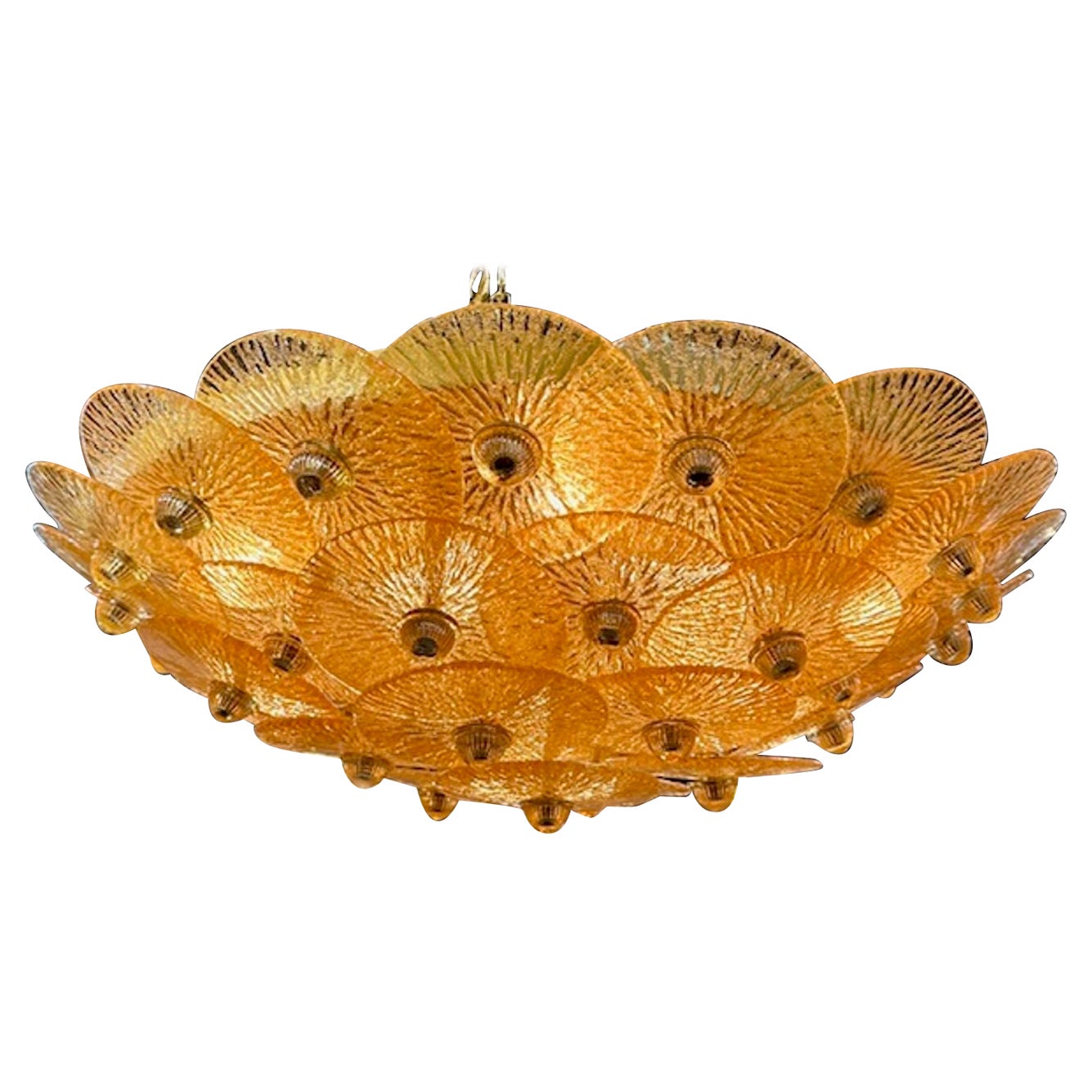 Murano Bernstein Scheibe Flush Mount