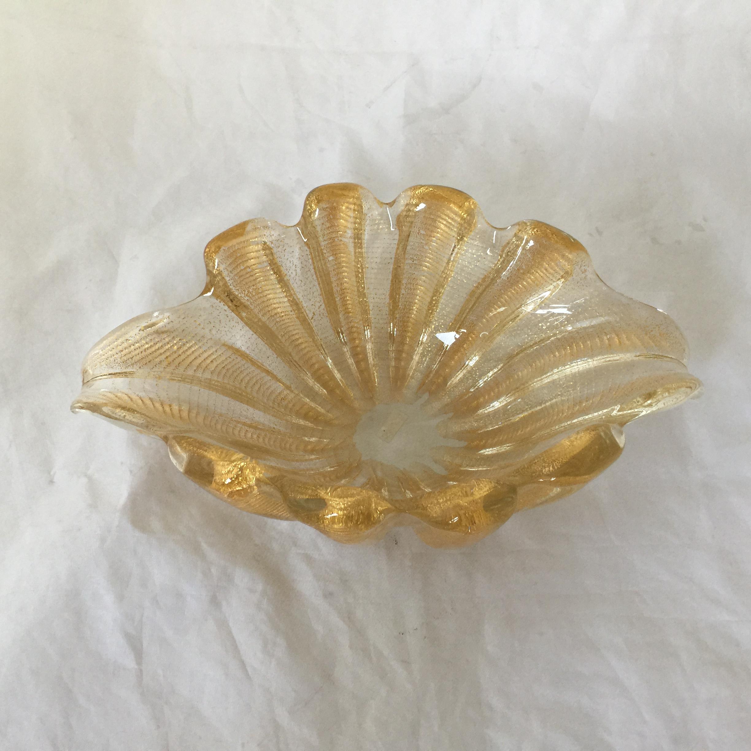 Murano and Gold, Italian, Attributed to Barovier & Toso 1950 For Sale 2