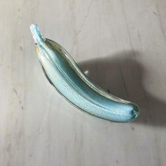 Murano Aqua Banana Fruit by Alfredo Barbini 1950s