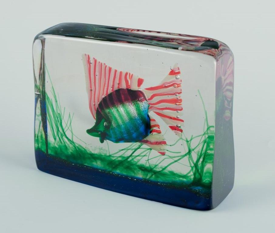 Italiano Acquario di Murano. Modello molto grande. Dagli anni '60. in vendita