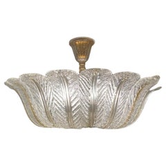 Lustre Art déco de Murano par Barovier & Toso