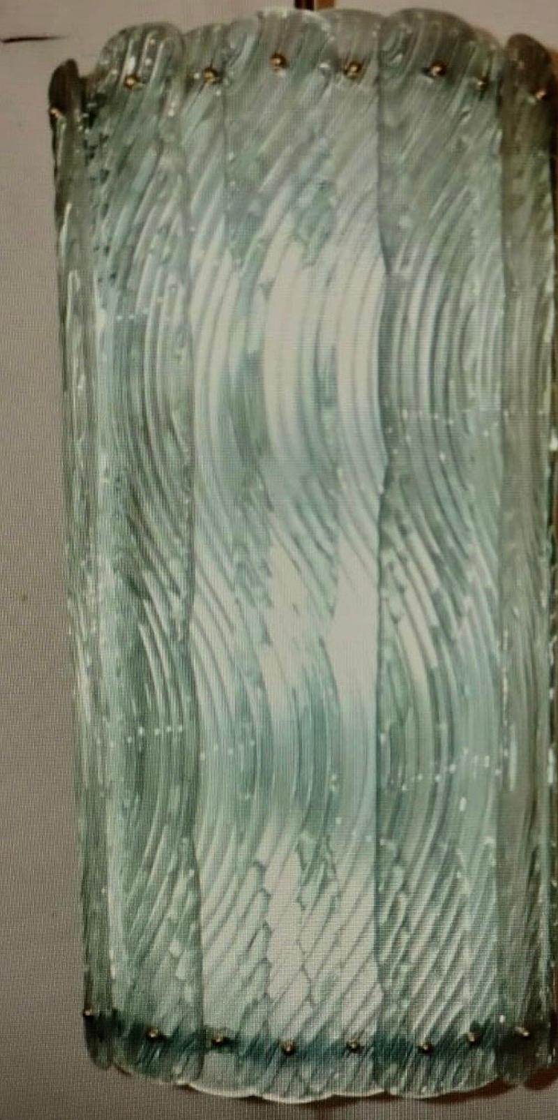 Lampadario e pendente in vetro artistico di Murano e ottone The Artful Green, 2020 in vendita 4