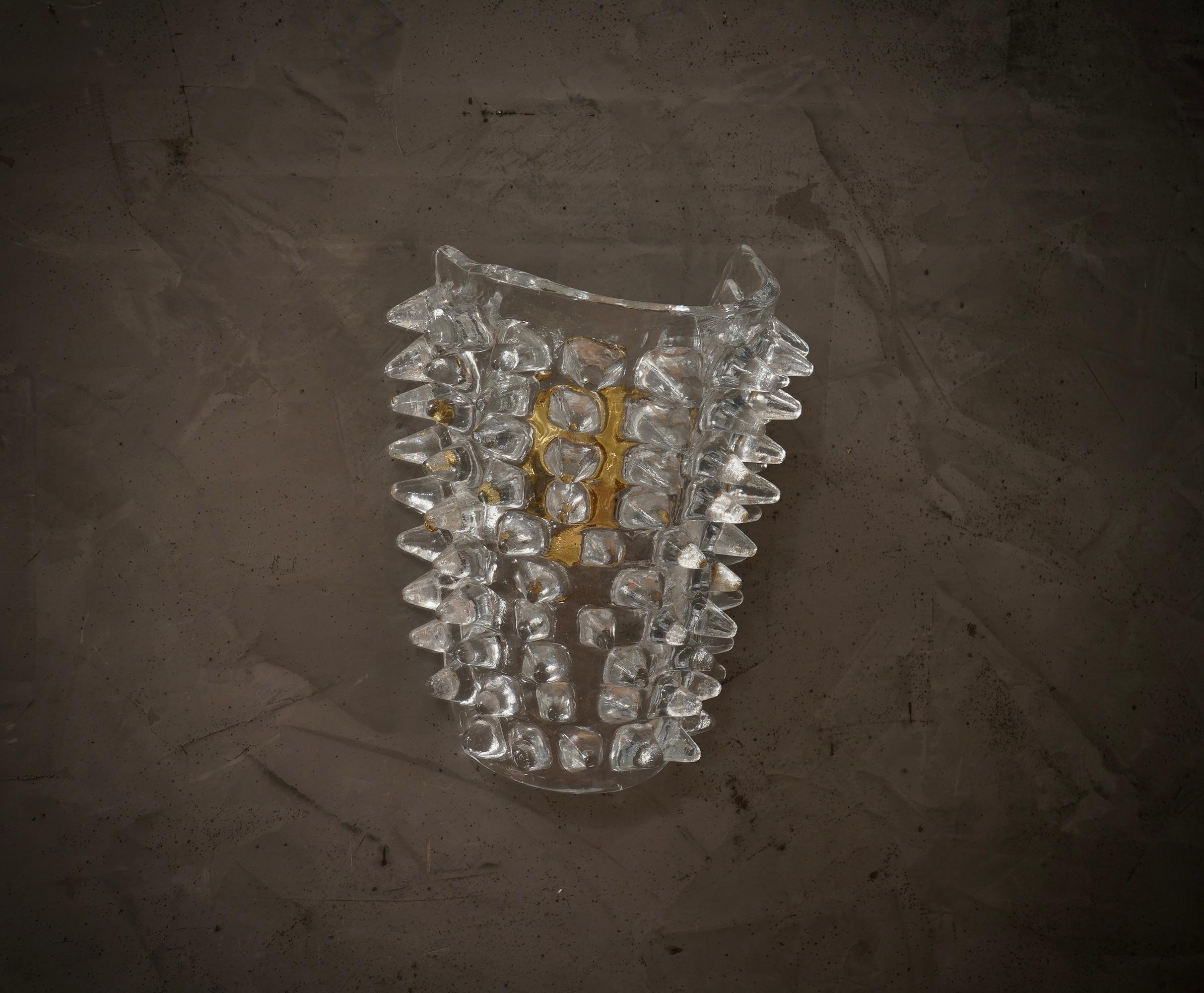 Lámpara de pared y apliques de cristal soplado de Murano, 2020 Moderno de mediados de siglo en venta