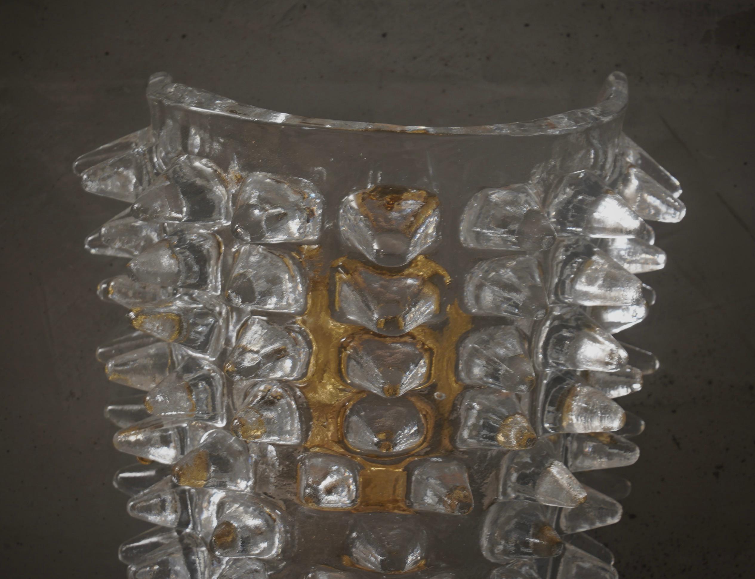 Lámpara de pared y apliques de cristal soplado de Murano, 2020 Siglo XXI y contemporáneo en venta