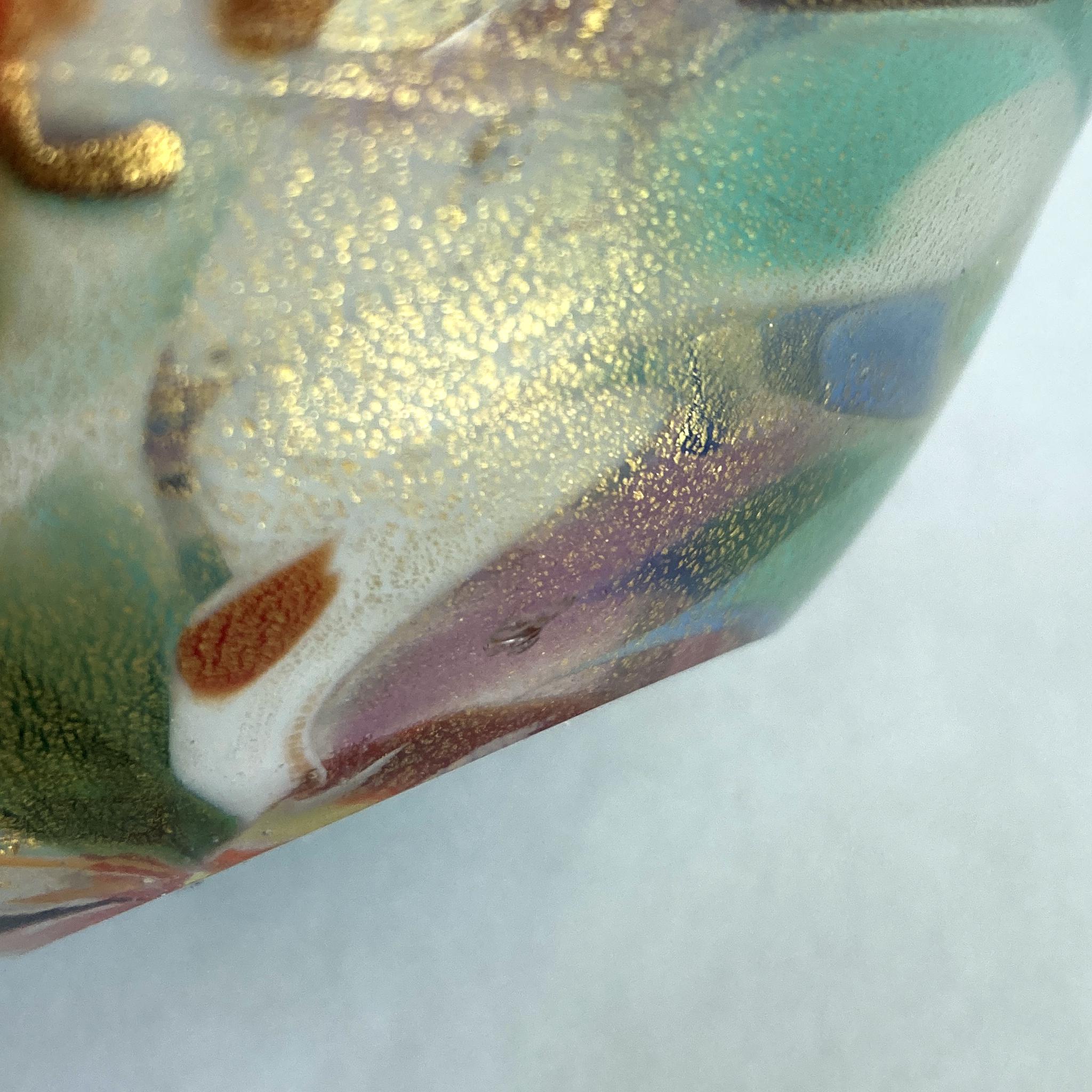 Murano Art Glass Bowl, AVEM Arte Vetraria Muranese, Tutti Frutti Multicolor  For Sale 7