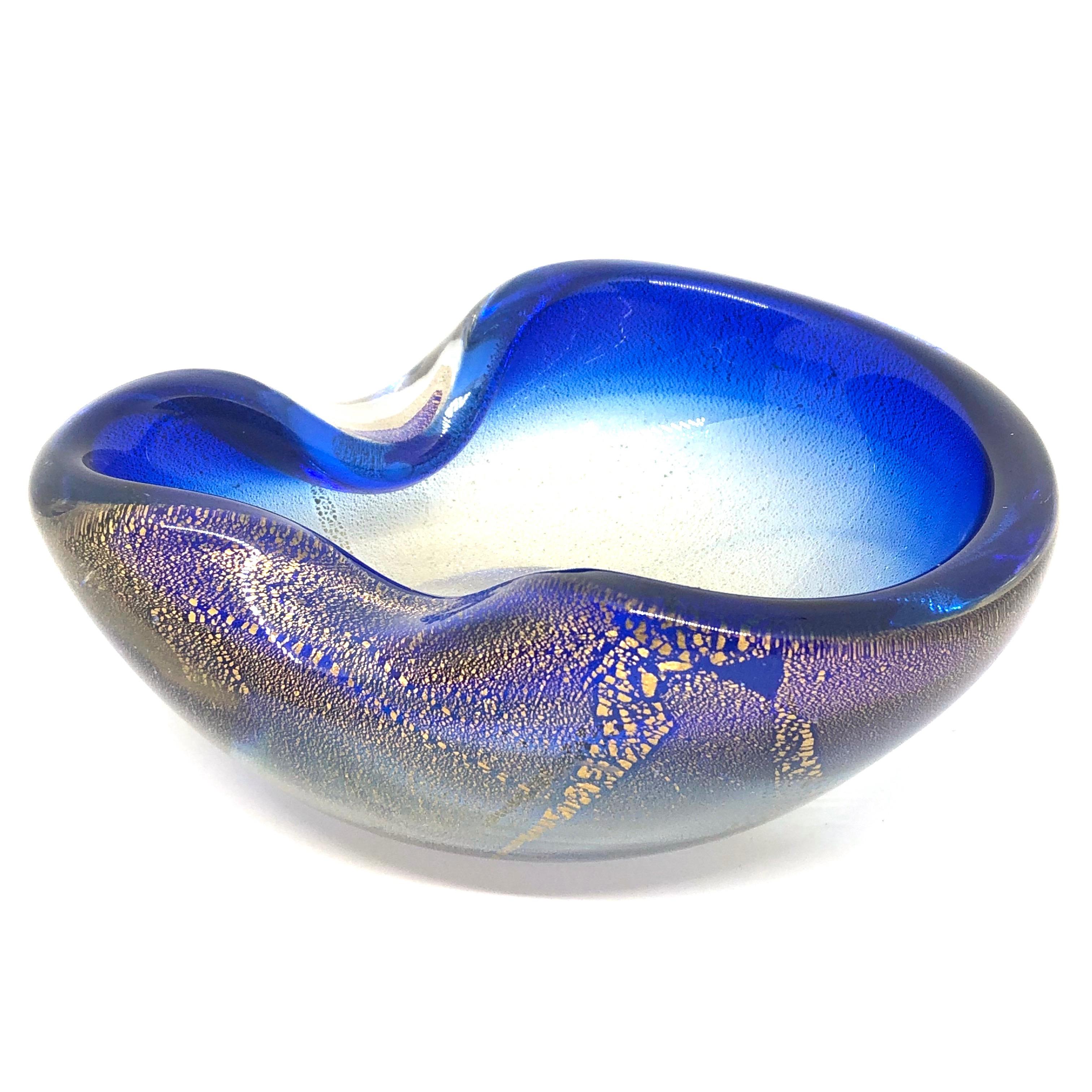 vintage murano art glass bowl