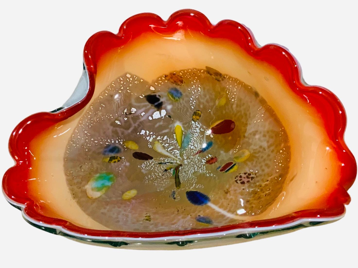 Cuenco de cristal de Murano en venta 2