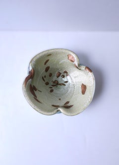 Italian Murano Art Glass Bowl Light Green