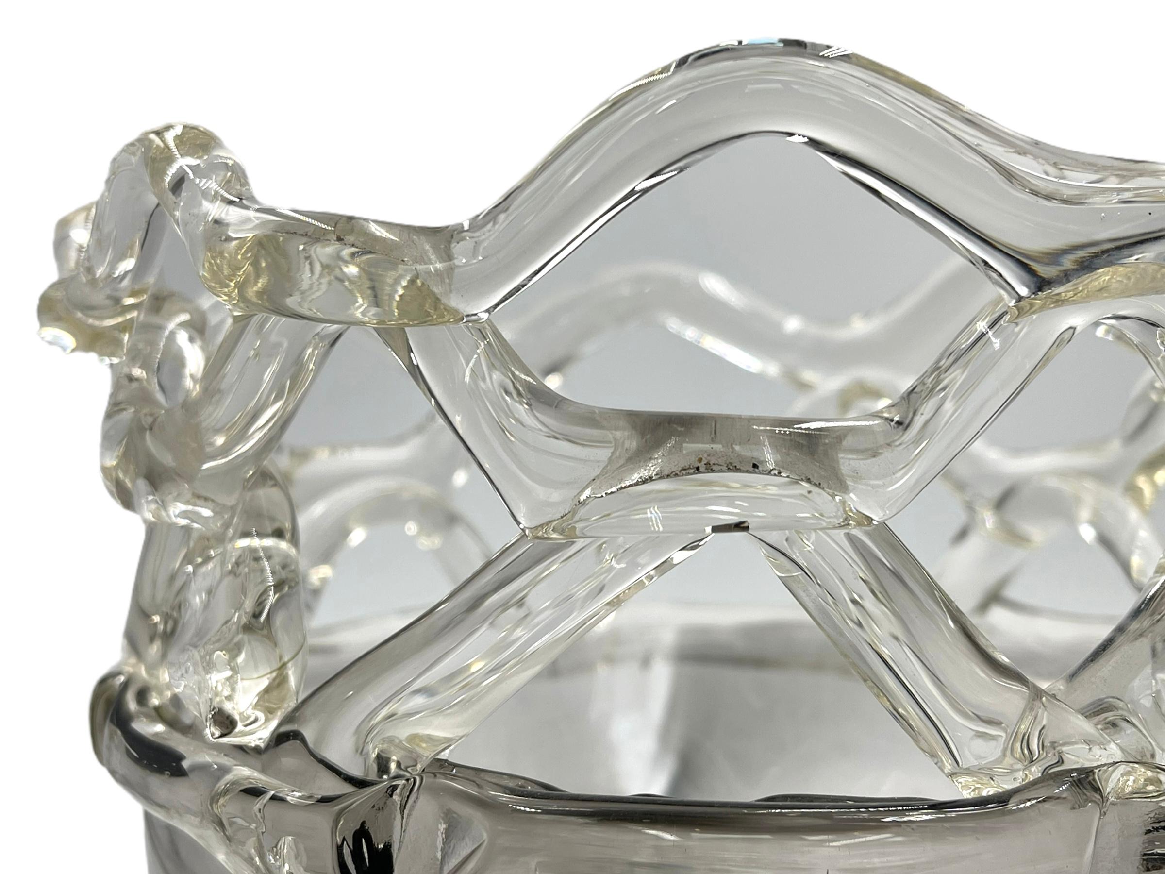 Schale aus Murano-Kunstglas (Moderne der Mitte des Jahrhunderts) im Angebot