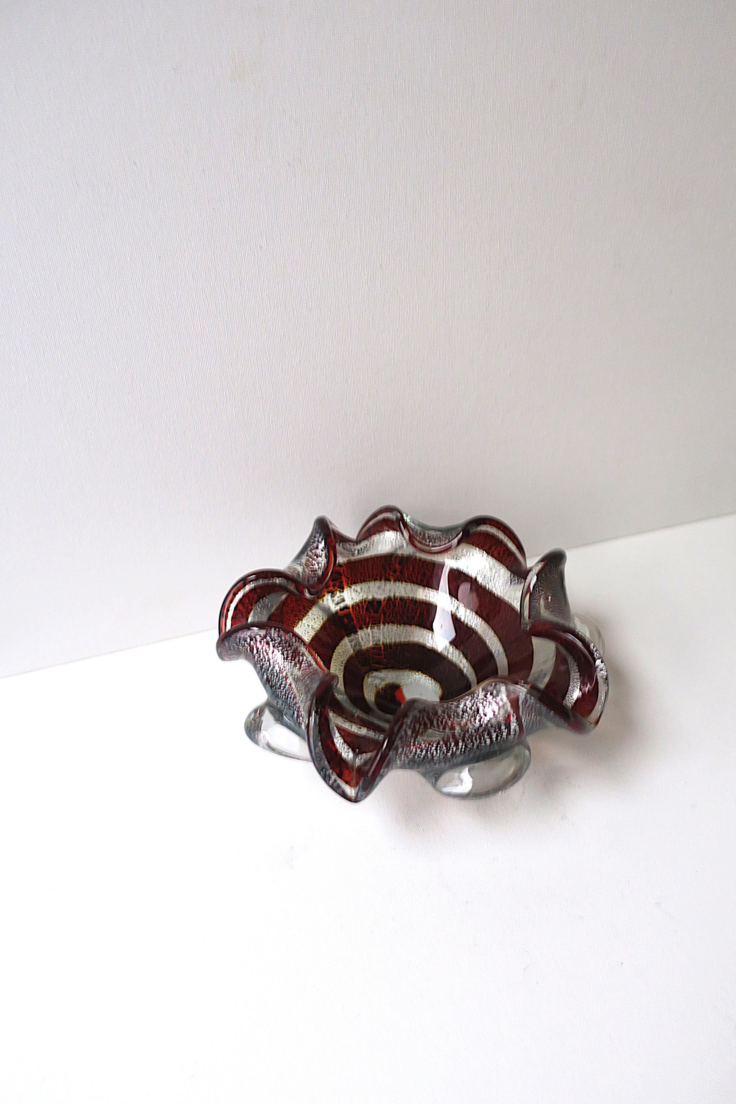 Ciotola in vetro artistico di Murano In condizioni buone in vendita a New York, NY