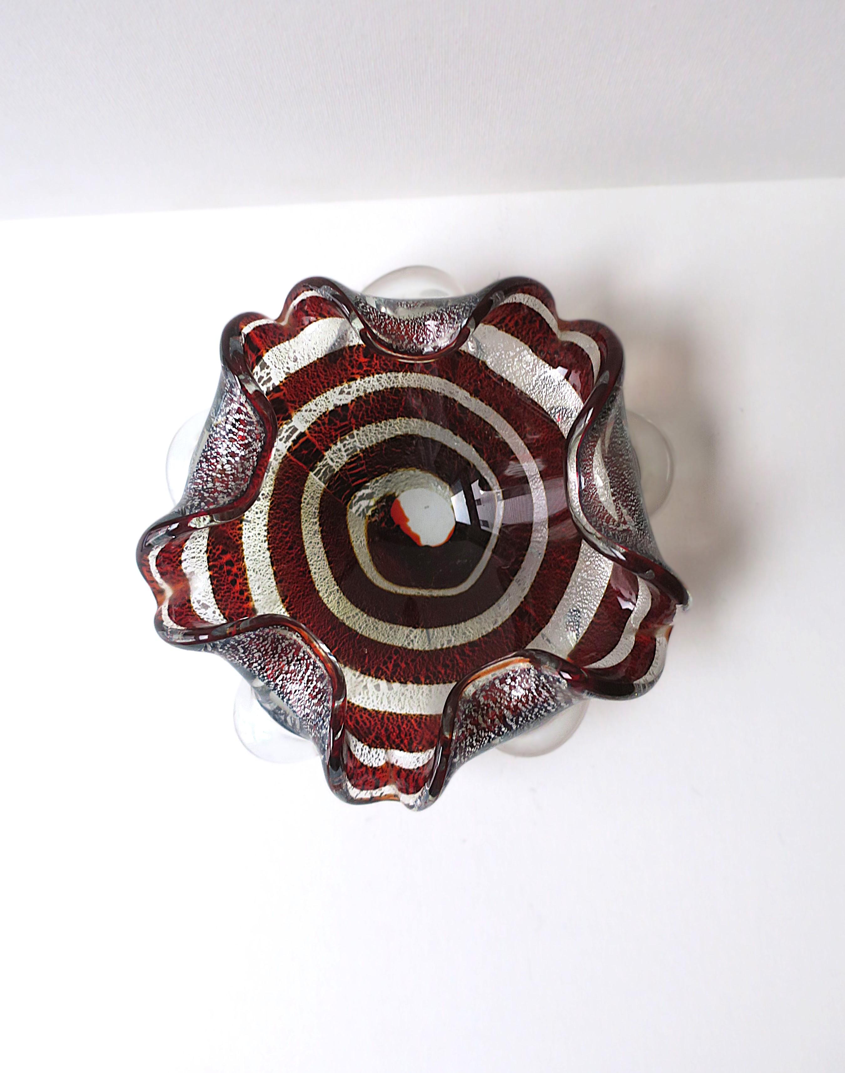 XX secolo Ciotola in vetro artistico di Murano in vendita