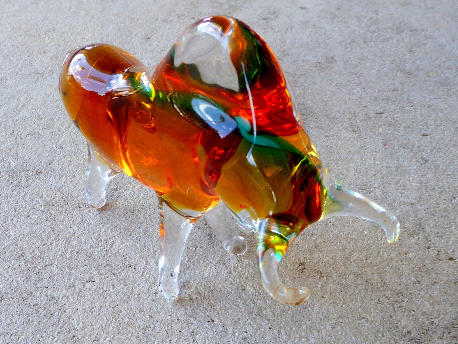 Murano Art Glass Bull by Vincenzo Nason For Sale 1