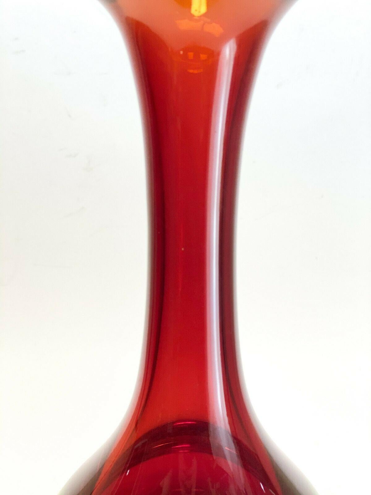 Mid-20th Century Murano Art Glass Carolla Vase by Antonio da Ros Sommerso Vetreria Gino Cenedese For Sale