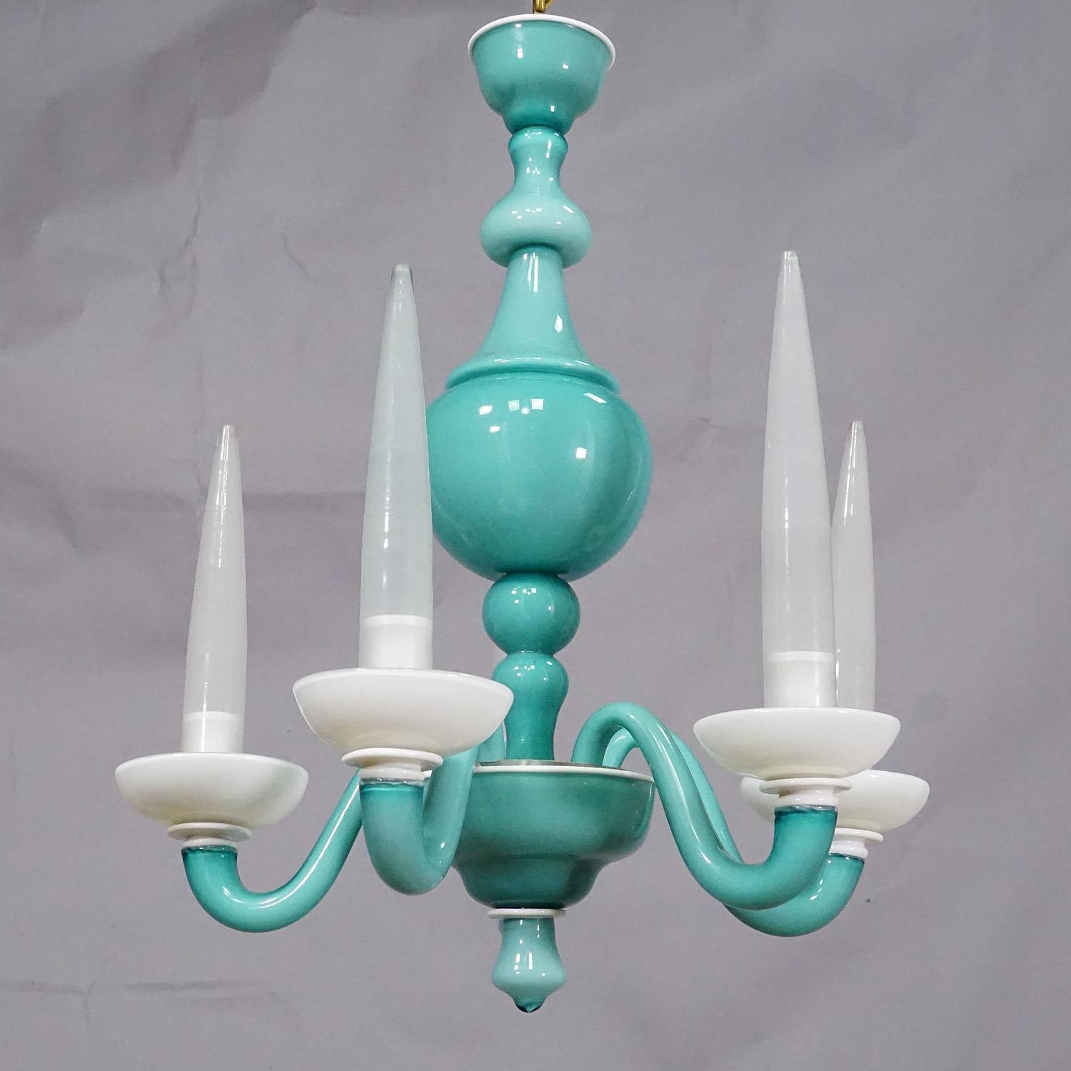 Lámpara de cristal de Murano de Gio Ponti para Venini Años 40 Italiano en venta