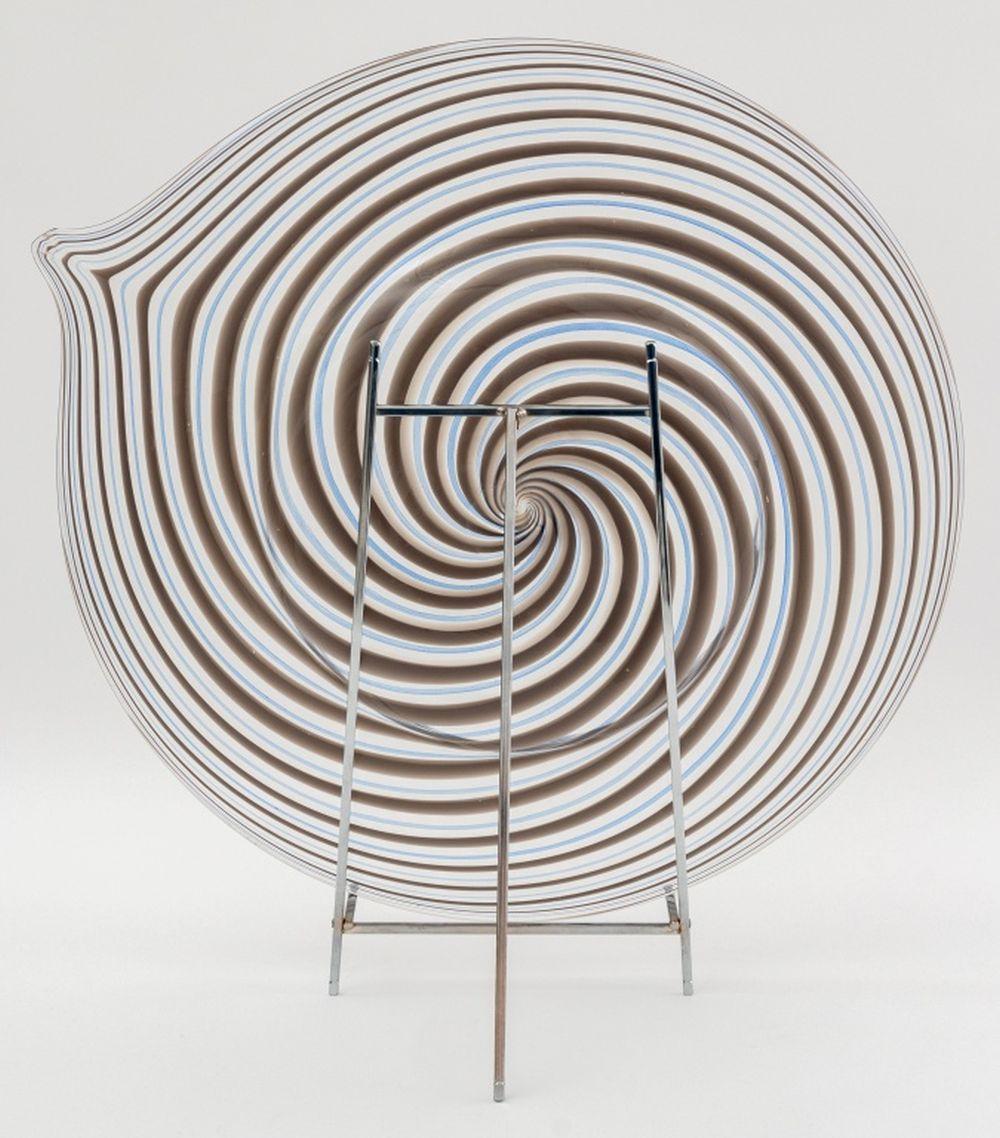 Chargeur en verre d'art de Murano Bon état - En vente à Astoria, NY