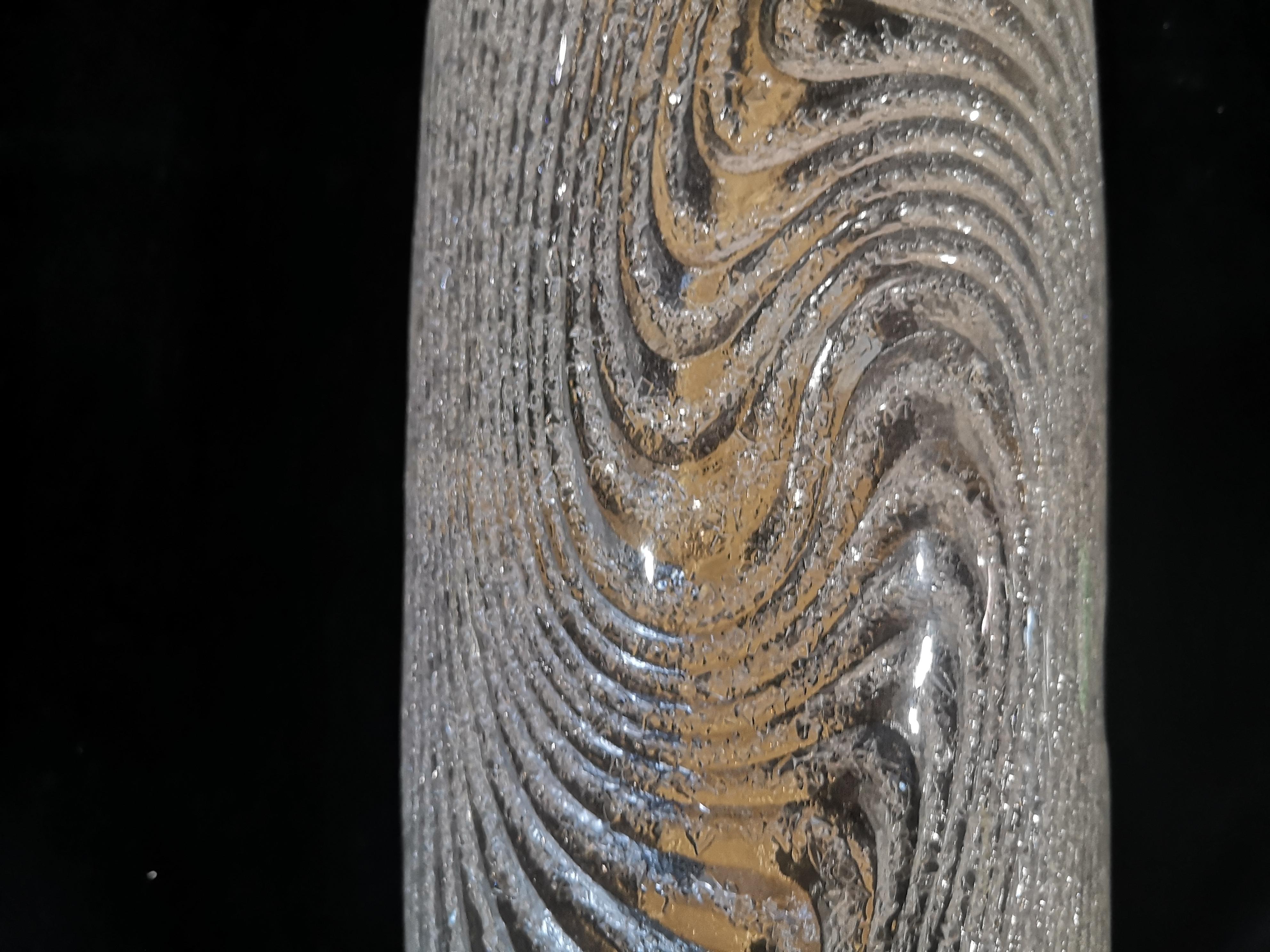 Ottone Applique e sconsigliate in vetro artistico di Murano color tortora e ottone, 2020 in vendita