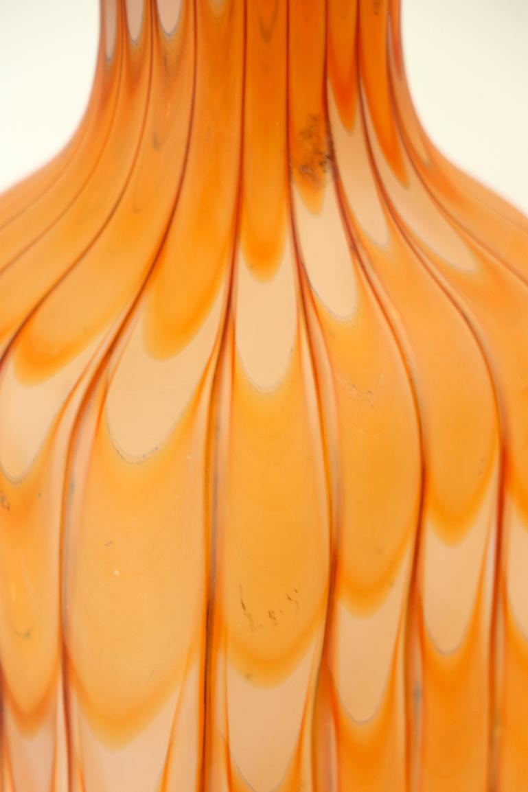 Murano Art Glass Fenicio Vase by Fratelli Toso 4