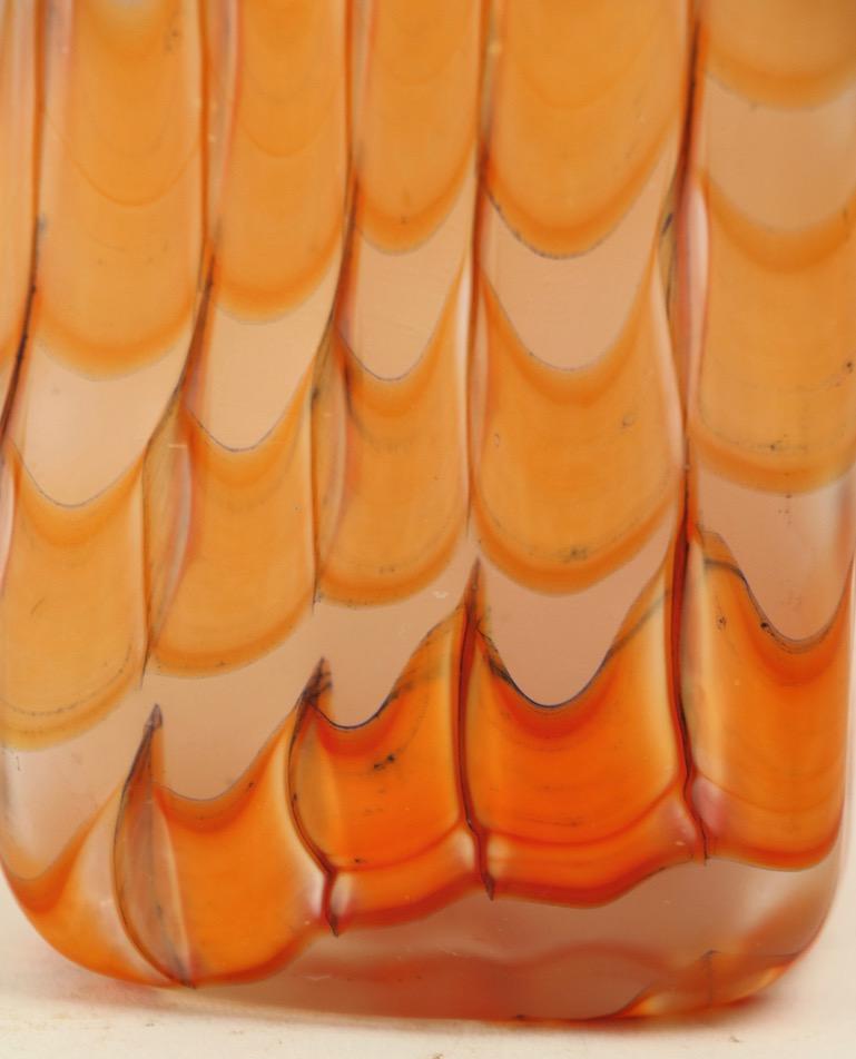 Murano Art Glass Fenicio Vase by Fratelli Toso 6