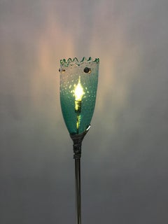 Lampade da terra in vetro artistico di Murano di Vetri, Italia