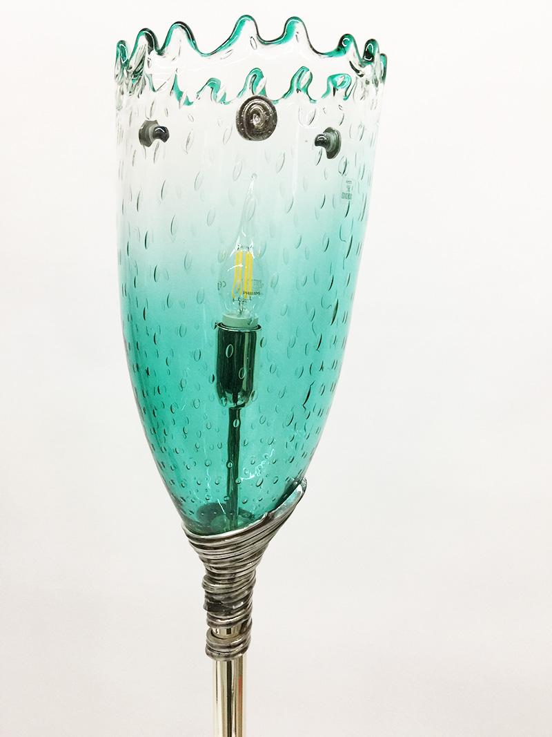 20th Century Murano Art Glass Floor Lamps by Vetri, Italy For Sale