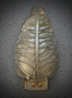 Murano Art Glass Gold and Brass Wall Light and Sconces, 2020