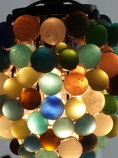 Murano Art Glass Grape Cluster Sconce