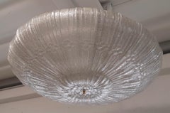 Murano Art Glass Icy White Color Italian Chandelier and Pendant, 2020