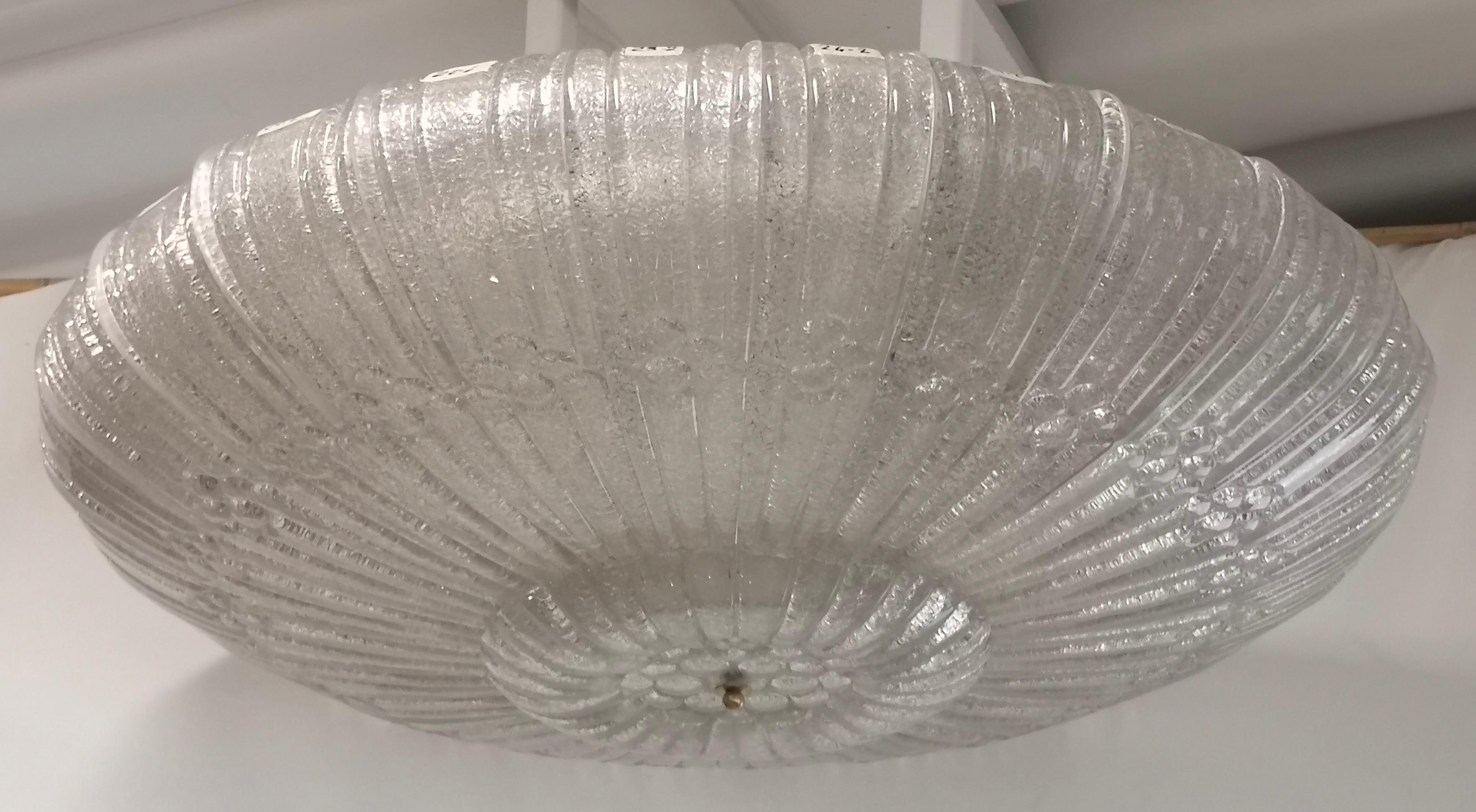 Murano Kunstglas Icy White Farbe Italienisch Kronleuchter und Anhänger, 2020 im Angebot 2
