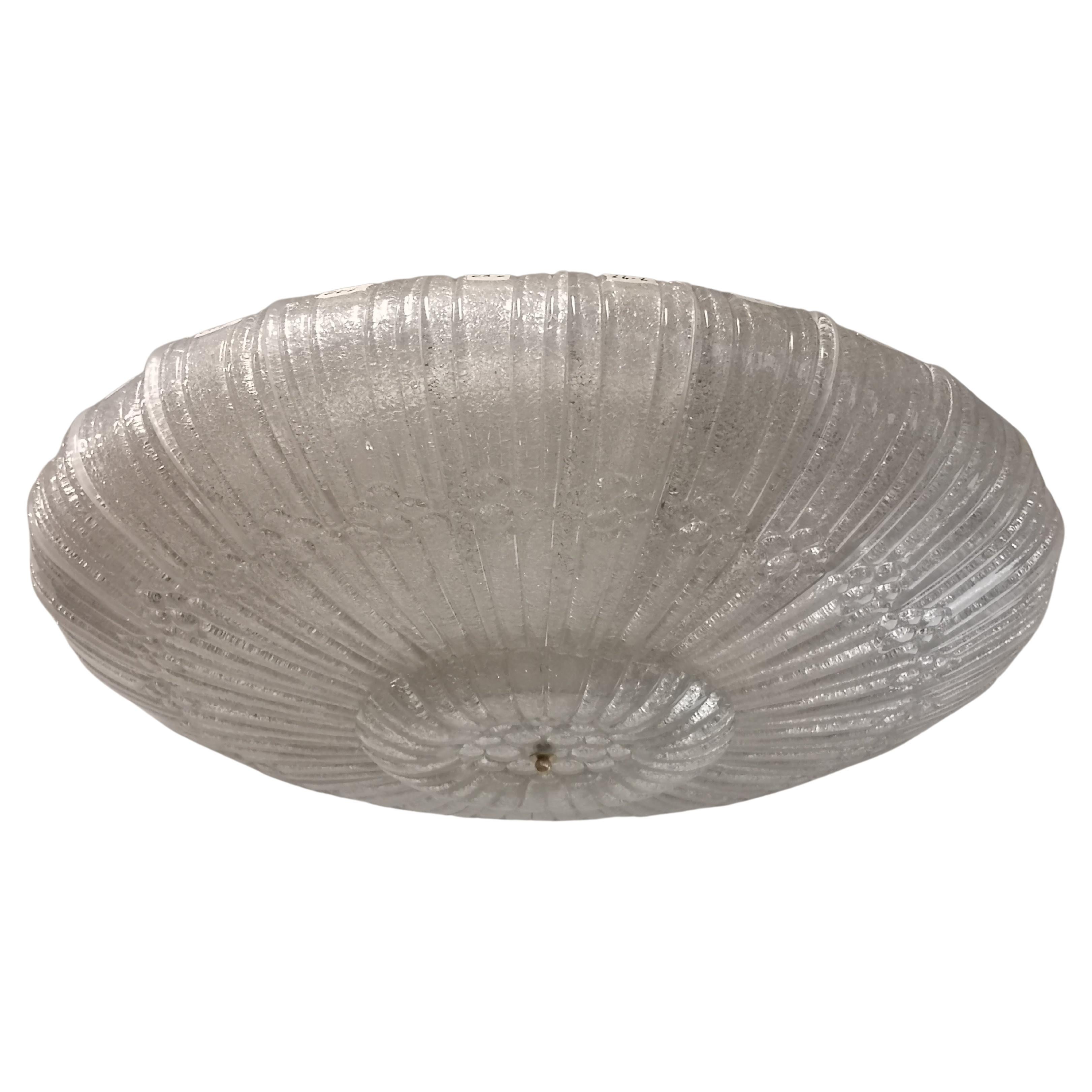 Murano Kunstglas Icy White Farbe Italienisch Kronleuchter und Anhänger, 2020 im Angebot
