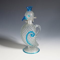 Murano Art Glass Jug by Flavio Poli for Seguso Vetri d'Arte ca. 1962